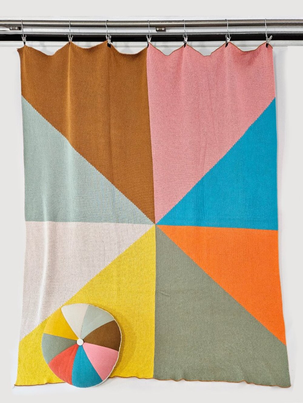 Christian Robinson x Target Parachute Throw Cotton Knit Blanket + Pillow Set MCM